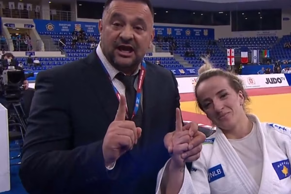 DISTRIA KRASNIQI KAMPIONE E RE E EVROPËS NË XHUDO