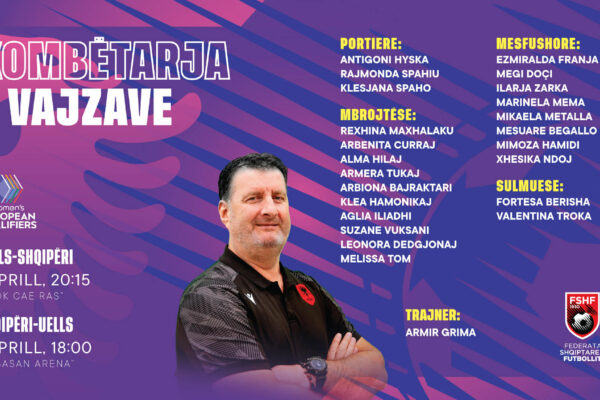 Botërori 2027 për vajza/ Trajneri Grima zbardh listën e 23 futbollisteve të grumbulluara