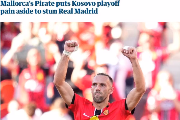The Guardian: Muriqi nga dhimbja me Kosovën te hero i Mallorcas ndaj Real Madridit