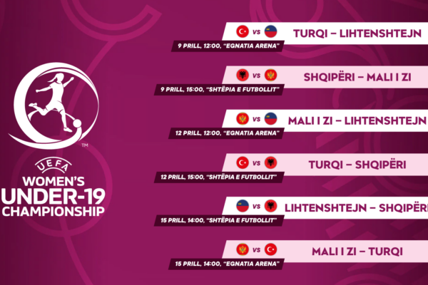 FSHF organizon një tjetër turne, ndeshjet e raundit të 2-të të Europianit U-19 për vajza luhen në Shqipëri
