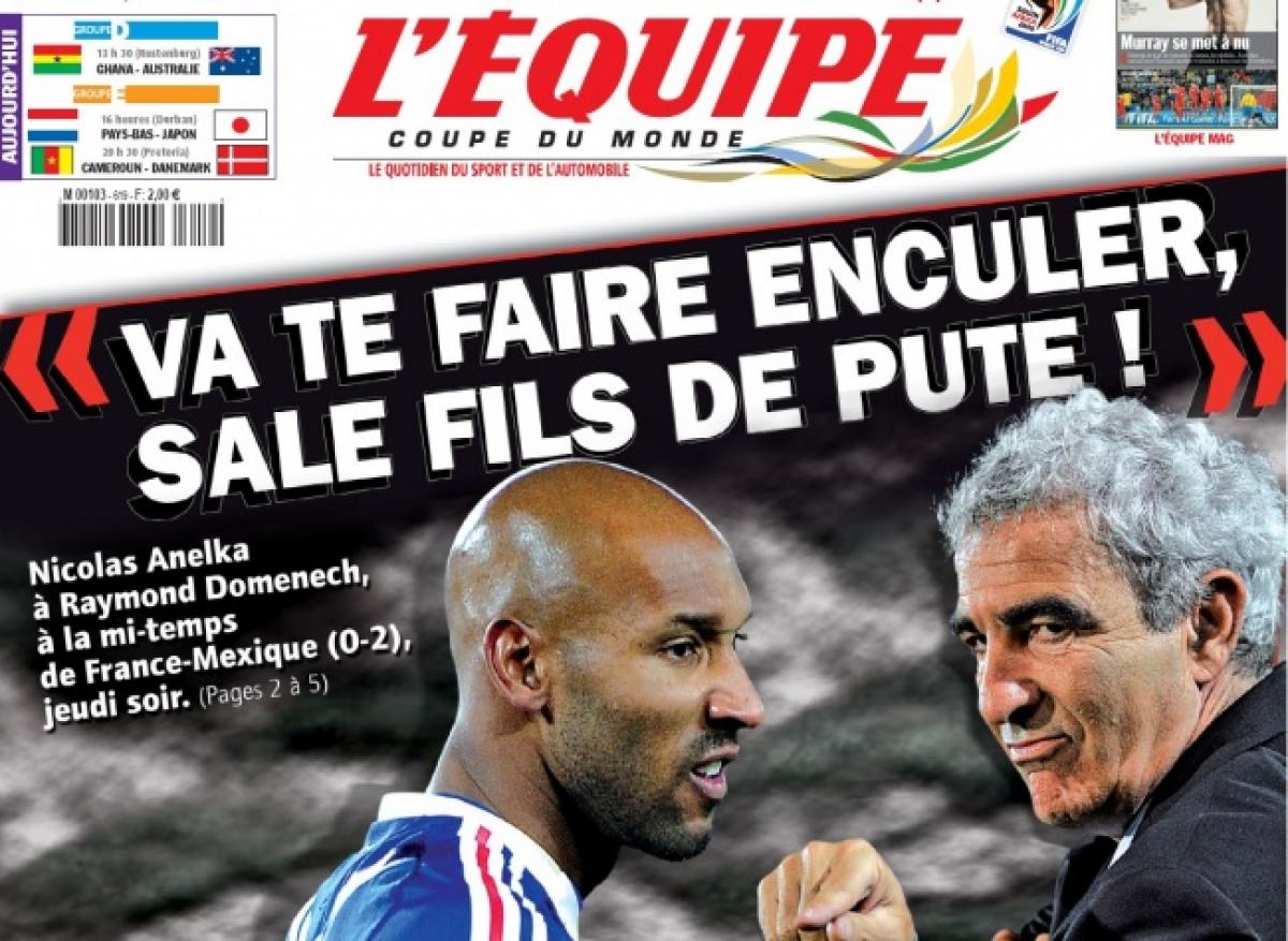 Le gros clash Anelka-Domenech