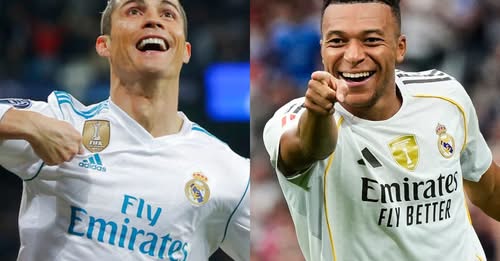 Kylian Mbappe barazon rekordin historik të Cristiano Ronaldos te Real Madridi