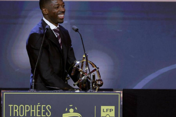 ​Dembele shpallet lojtari i vitit në Ligue 1 pavarësisht se luajti si titullar nëntë ndeshje