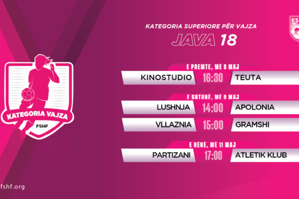 Kampionati i vajzave/ Java e fundit e fazës së rregullt luhet e ndarë në tre ditë