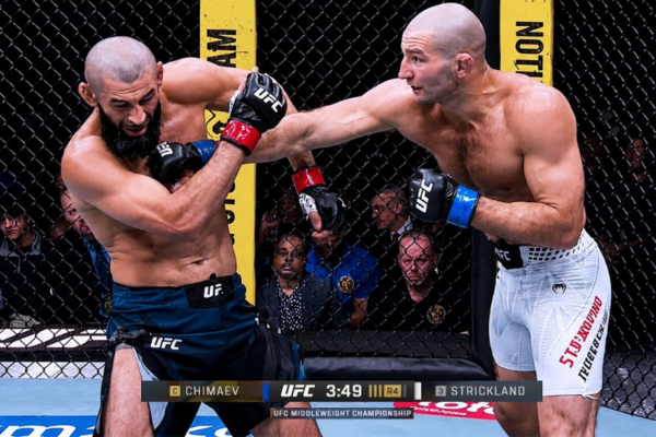Sean Strickland trondit UFC-në, i shkakton humbjen e parë Khamzat Chimaev dhe i rrëmben titullin