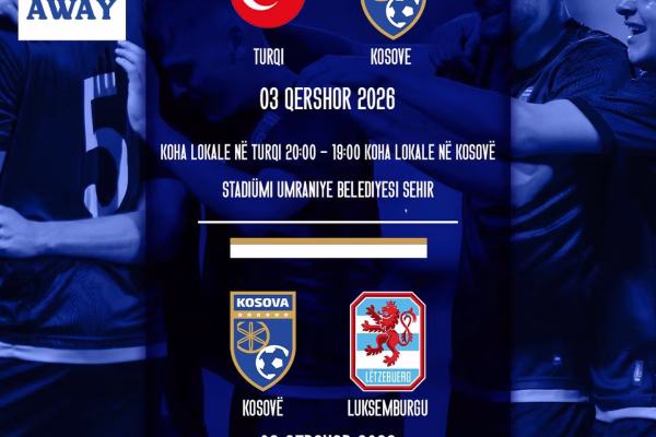 “Dardanët” e rinj luajnë miqësore me Turqinë e Luksemburgun