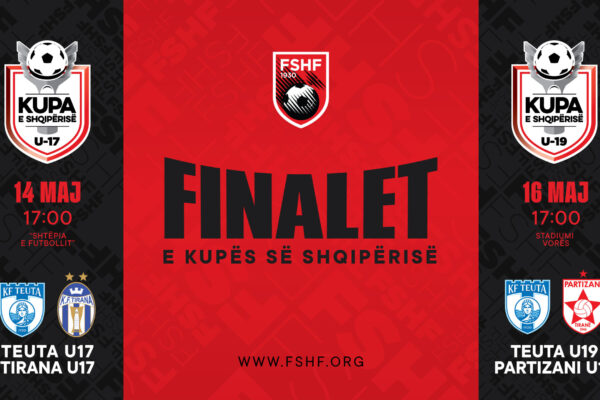 Përcaktohen datat e finaleve të Kupës së Shqipërisë për U-17 dhe U-19