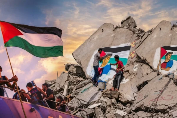 Palestinezët “i kthejnë nderin” Lamine Yamalit – murali i tij shfaqet në Gaza