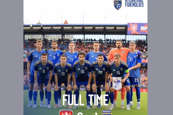 Kosova humb miqësoren kundër Çekisë