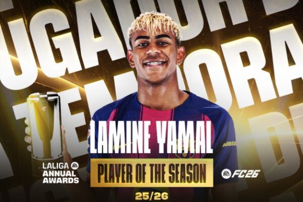 Lamine Yamal shpallet “Lojtari i Sezonit” në La Liga për edicionin 2025/26