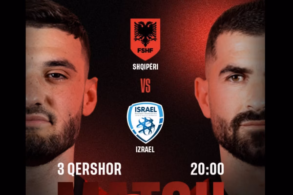 Shqipëria përballet sonte me Izraelin