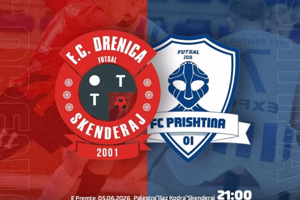 Drenica – Prishtina 01, sonte luhet finalja e parë në Superligën e Kosovës në futsall