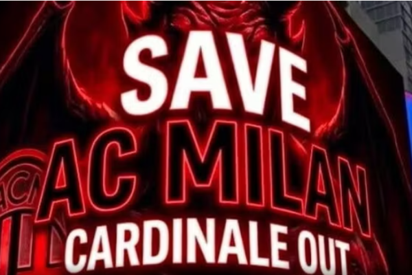 “Save AC Milan” dhe “Cardinale Out” në “Times Square”; tifozët kuqezinj e dërgojnë protestën në shtëpinë e pronarit