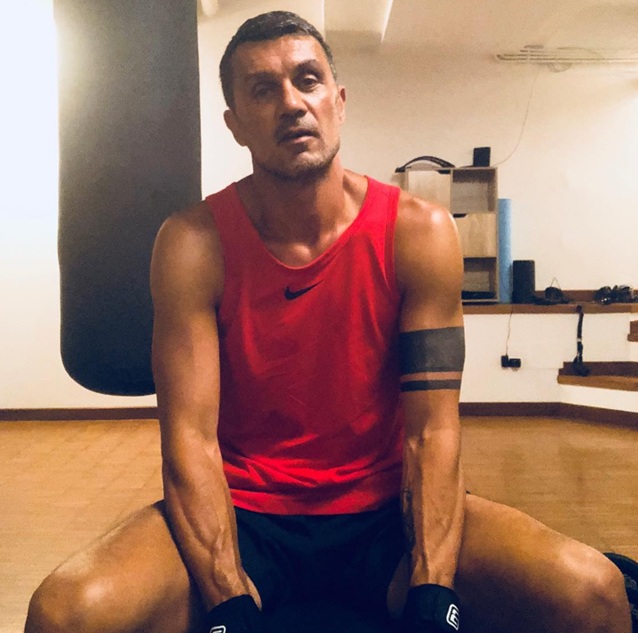 Paolo Maldini allenamenti