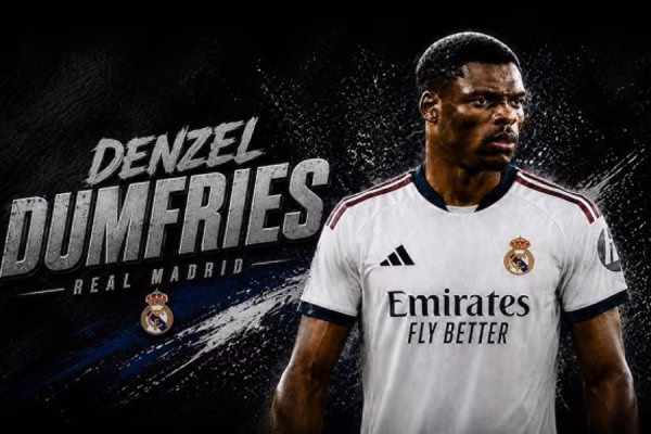 Real Madrid zyrtarizon transferime in Dumfries nga Interi
