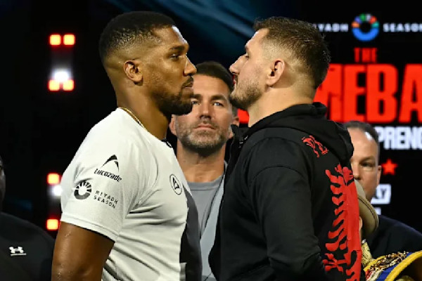 ​Joshua i fokusuar te Prenga, shmang komentet për duelin e mundshëm me Tyson Fury
