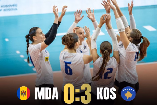 Kosova e mbyll me fitore Kampionatin Ballkanik U17, mposht Moldavinë në tre sete