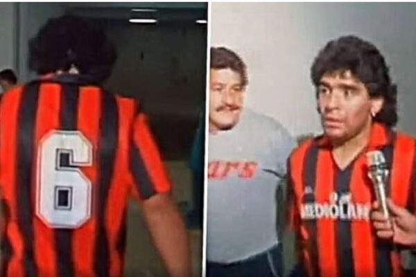 Maradona me fanellën e Baresit: Mbrojtësi më i mirë