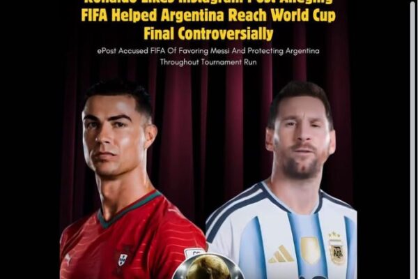Argjentina ndihmohet nga FIFA e korruptuar! Spikat një “like” nga Cristiano Ronaldo