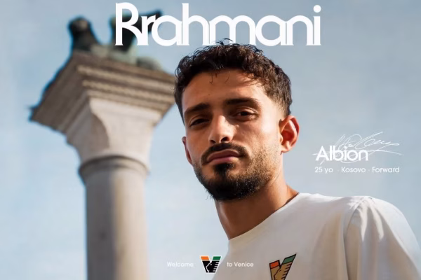 Albion Rrahmani prezantohet te Venezia
