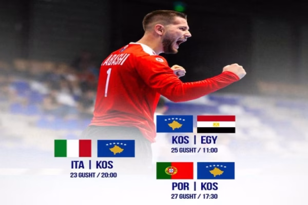 Kosova do të përballet me Italinë në duelin e parë të Lojërave Mesdhetare