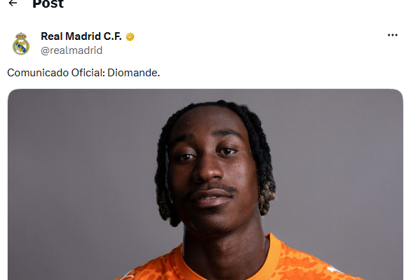 Real Madridi siguron një tjetër diamant, zyrtarizon transferimin e Yan Diomande