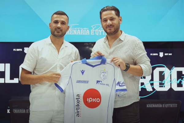 Drita godet në merkato, kampioni i Kosovës zyrtarizon Eduart Rrocën