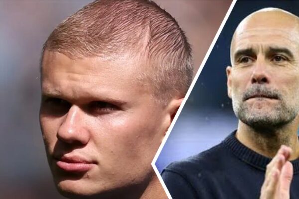 Haaland pret flokët, Guardiola i bën komentin epik: Je me fat që ke flokë. Do të doja… (video)