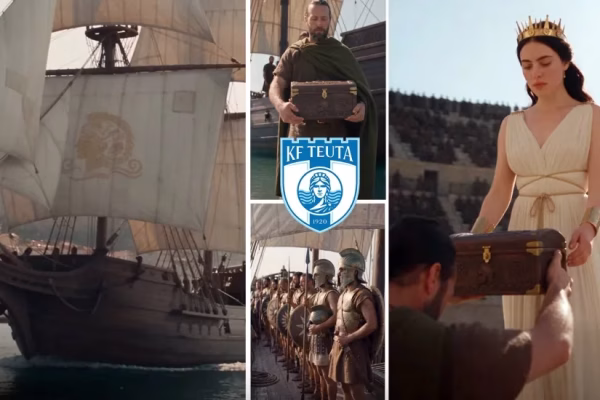 Skuadra shqiptare prezanton fanellën e re me “filmin” kushtuar Mbretëreshës Teutë