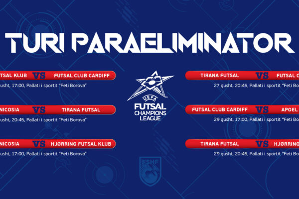 UEFA Futsal Champions League/ Tirana nis nesër aventurën europiane në raundin paraeliminator