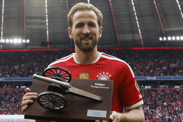 Harry Kane është “mbreti” i golashënuesve, fiton “Këpucën e Artë” për sezonin 2025/26