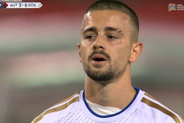 Zhegrova ngushton rezultatin nga penaltia, Kosova 1-3 Austria