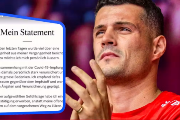 Mashtrimi me certifikatën e COVID, Granit Xhaka pezullohet nga kombëtarja e Zvicrës