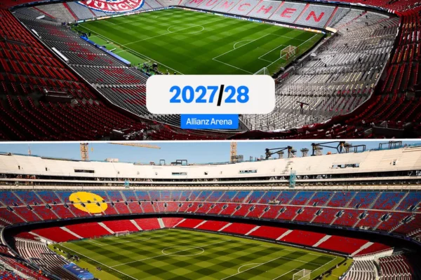 “Allianz Arena” dhe “Camp Nou” presin finalet e Champions League në 2028 dhe 2029