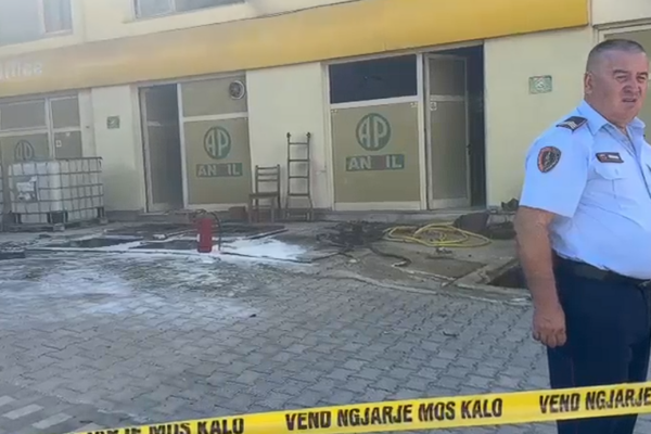 Shpërthim i fuqishëm në një pikë karburanti në Sarandë, dy të plagosur