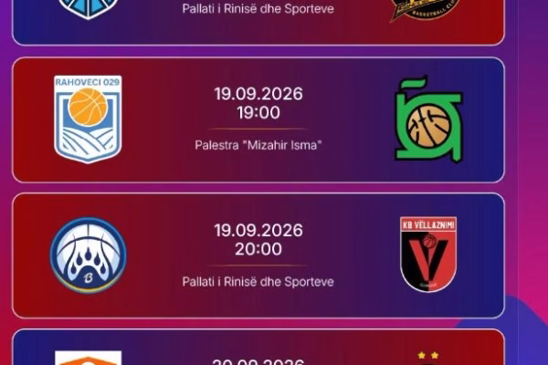 Basketboll, sezoni i ri nis me derbi