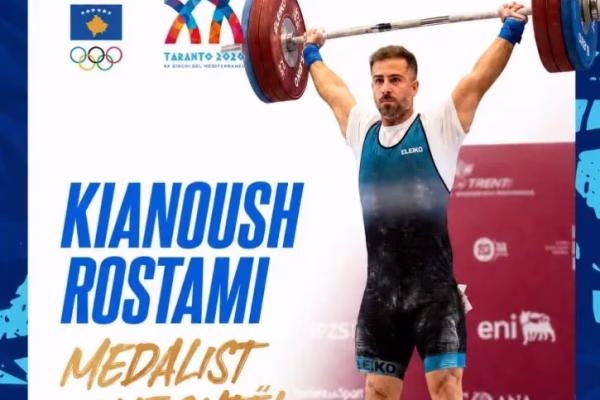 Tjetër medalje e argjendtë për peshëngritësin Rostami