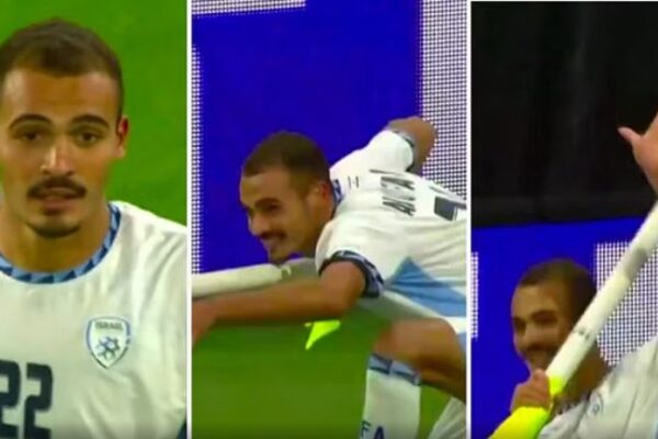 Festoi golin me gjestin e bilardos, sulmuesi i Izraelit ndëshkohet me karton të kuq