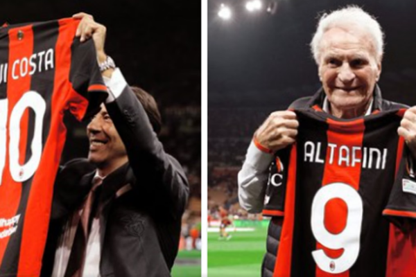 Milan, Rui Costa dhe Altafini nderohen para ndeshjes kundër Benfikës