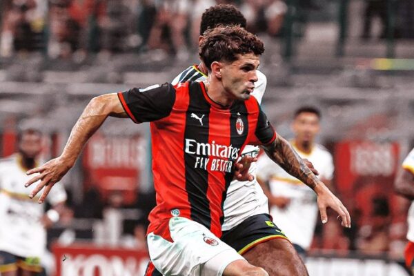 “Zhbllokohet” Pulisic, Milan mjaftohet me një gol ndaj Lecce në pjesën e parë (video)