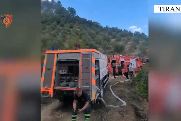 Tiranë/ Arrestohen 2 persona për zjarrvënie në Kombinat dhe Prush, një prej tyre në “arrest shtëpie”