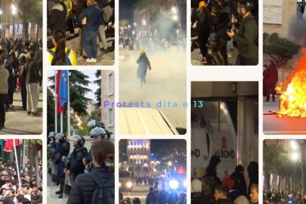 Fotogaleri/Nga marshimi te dhuna, pamje nga protesta në Tiranë