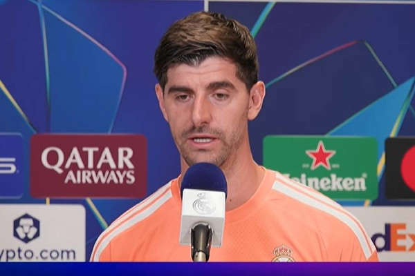 ​Courtois ndez El Clasicon, paralajmëron Barcelonën