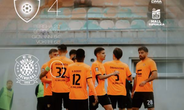 Ballkani hap xhiron e 12-të me fitore bindëse ndaj Drenicës