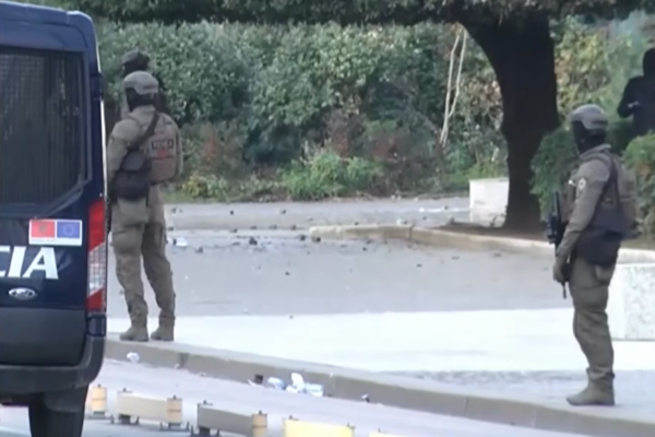 Forcat RENEA pozicionohen te Kryeministria, protestuesit grupohen në disa zona