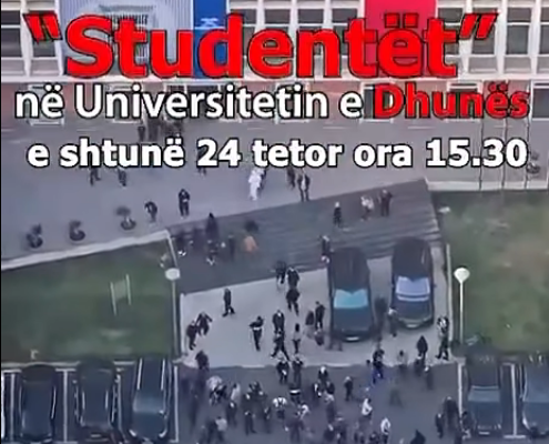 Reagimi i Kryeministrit/ Rama publikon pamje nga selia e PD-së: “Studentët” në Universitetin e Dhunës