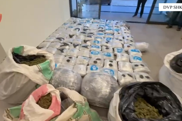 Sekuestrohen 265 kg kanabis dhe 2 mina antitank në Shkodër, 4 të arrestuar dhe 3 në kërkim