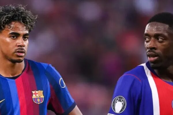 Rodri në stol, Raphinha në majë të sulmit. Olmo po ashtu titullar. PSG-Barcelona formacionet zyrtare