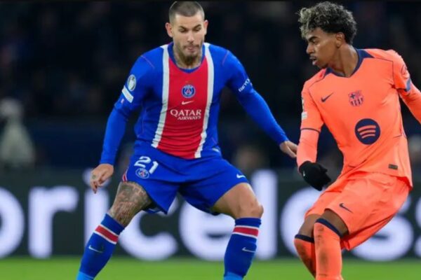 Momenti që iu shpëtoi të gjithëve. Lucas Hernandez ngacmon Lamine Yamal, sulmuesi i Barcelonës habit me reagimin e tij (video)