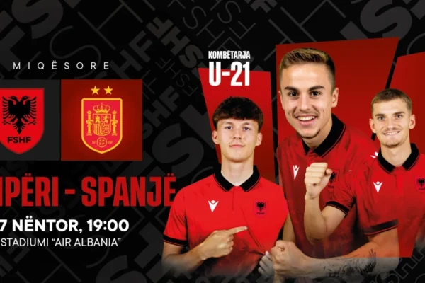 Spanja vjen në Tiranë për miqësore me Shqipërinë